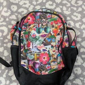 🦋5/25$ Reebok Multicolor Graphic Backpack
